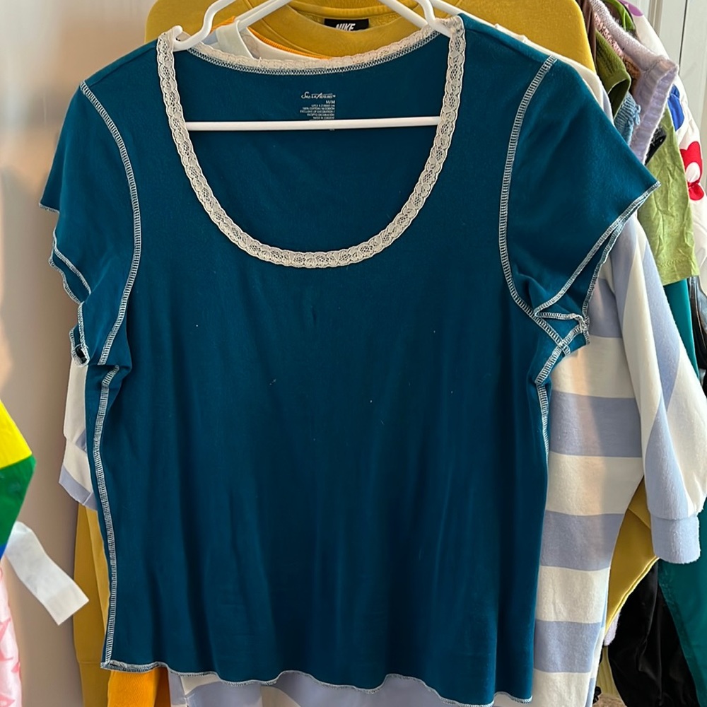 Secretreasures Blue Baby Tee.